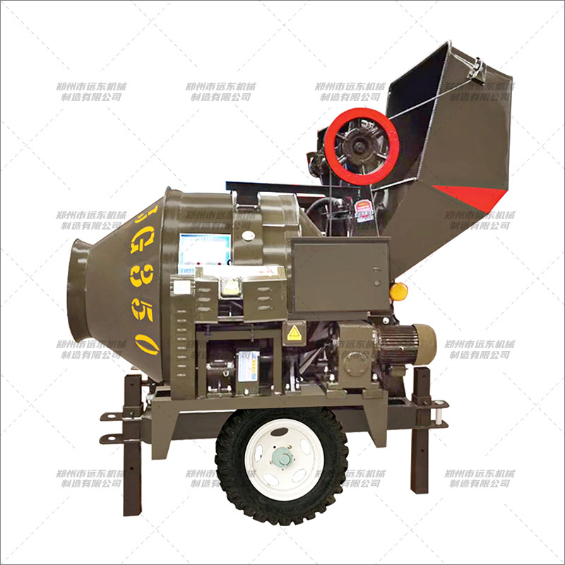 JZC350型中齒圈滾筒攪拌機(圖1) JZC350型中齒圈滾筒攪拌機(圖1)